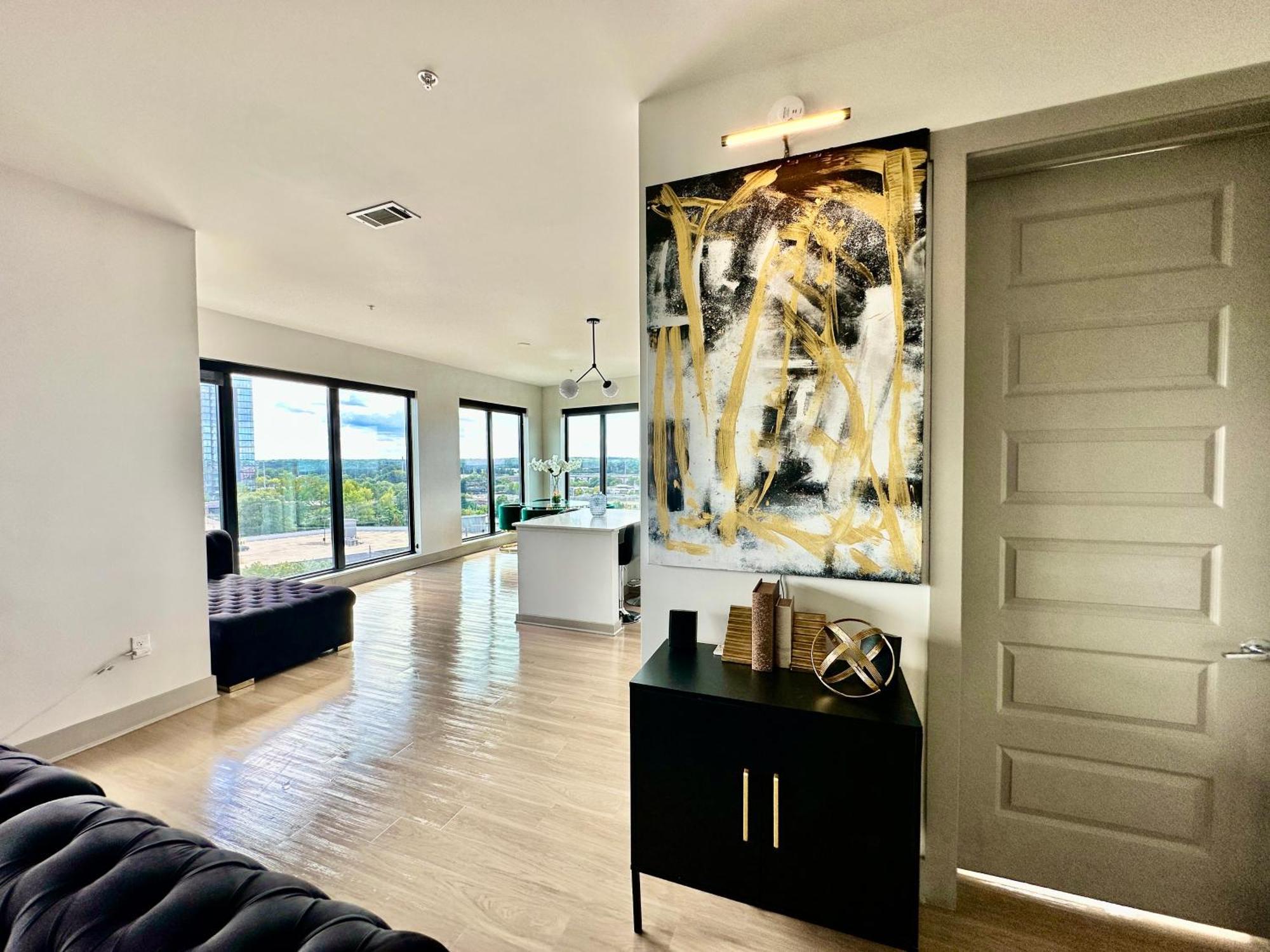 Modern Luxury At The Interlock Apartment Atlanta Luaran gambar