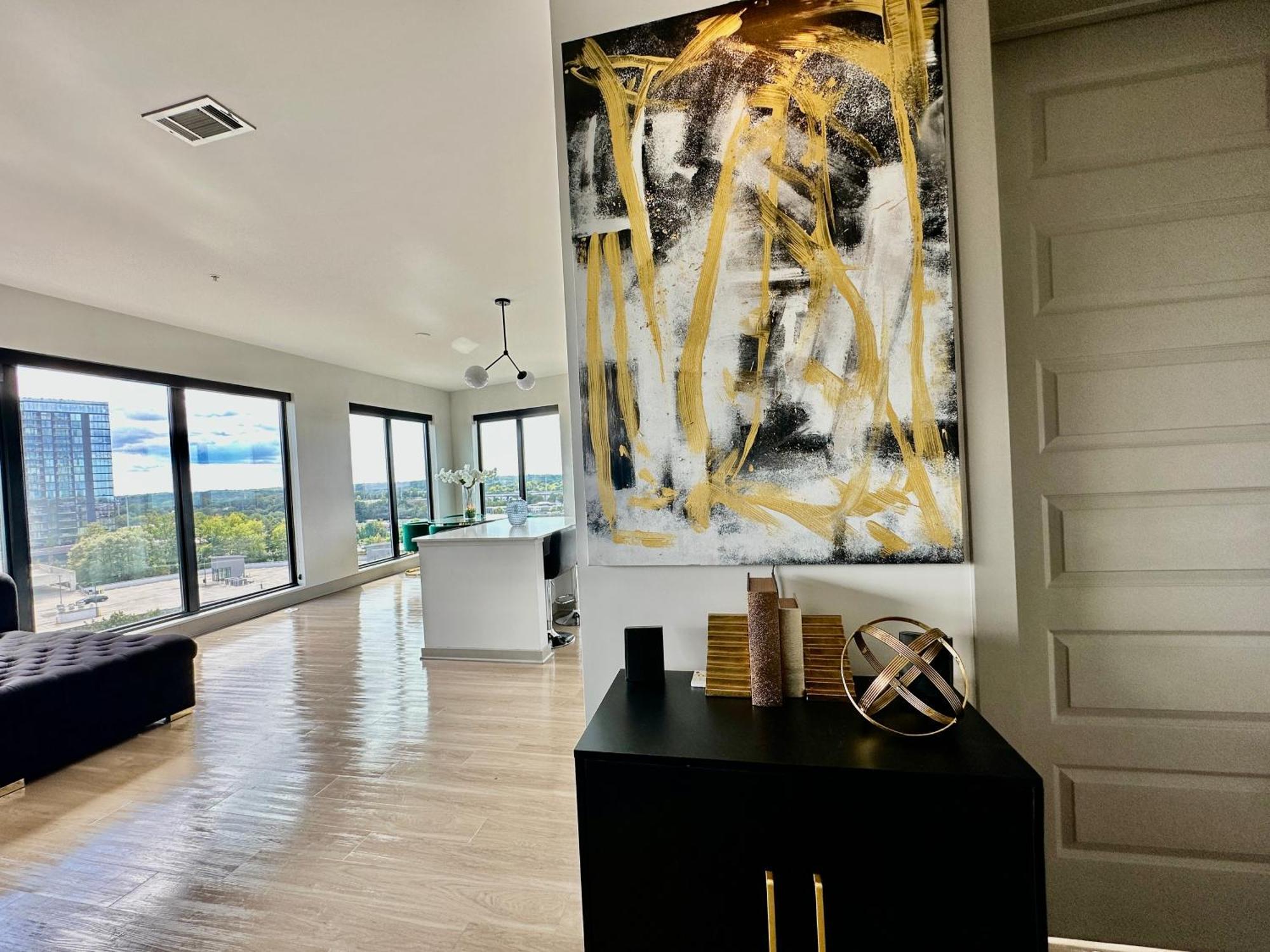 Modern Luxury At The Interlock Apartment Atlanta Luaran gambar