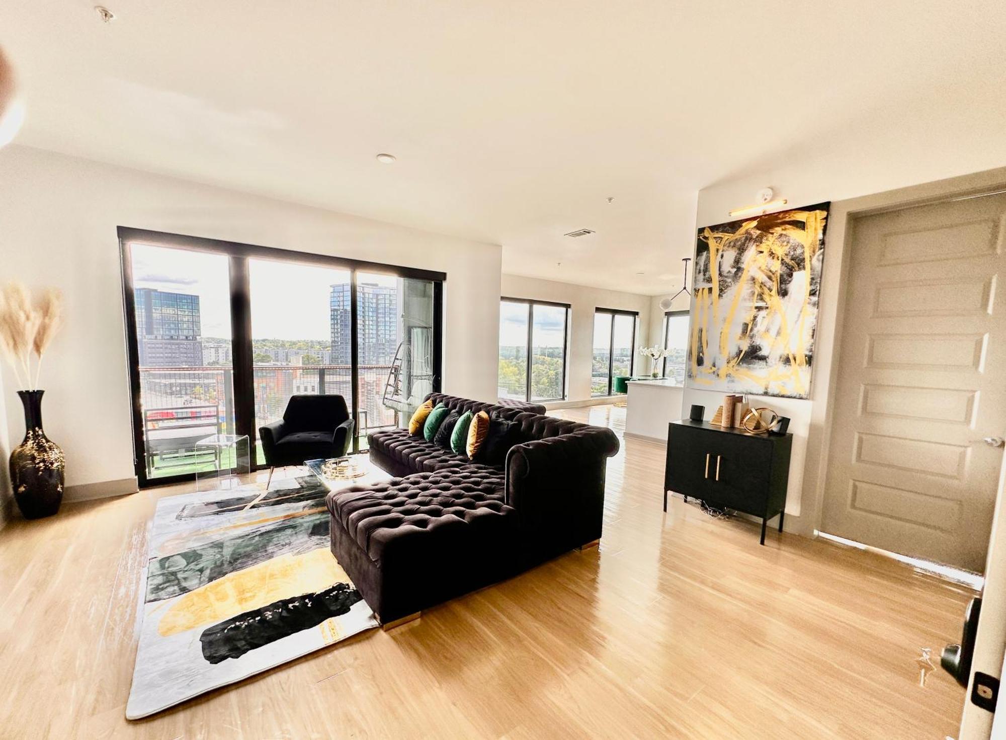 Modern Luxury At The Interlock Apartment Atlanta Luaran gambar